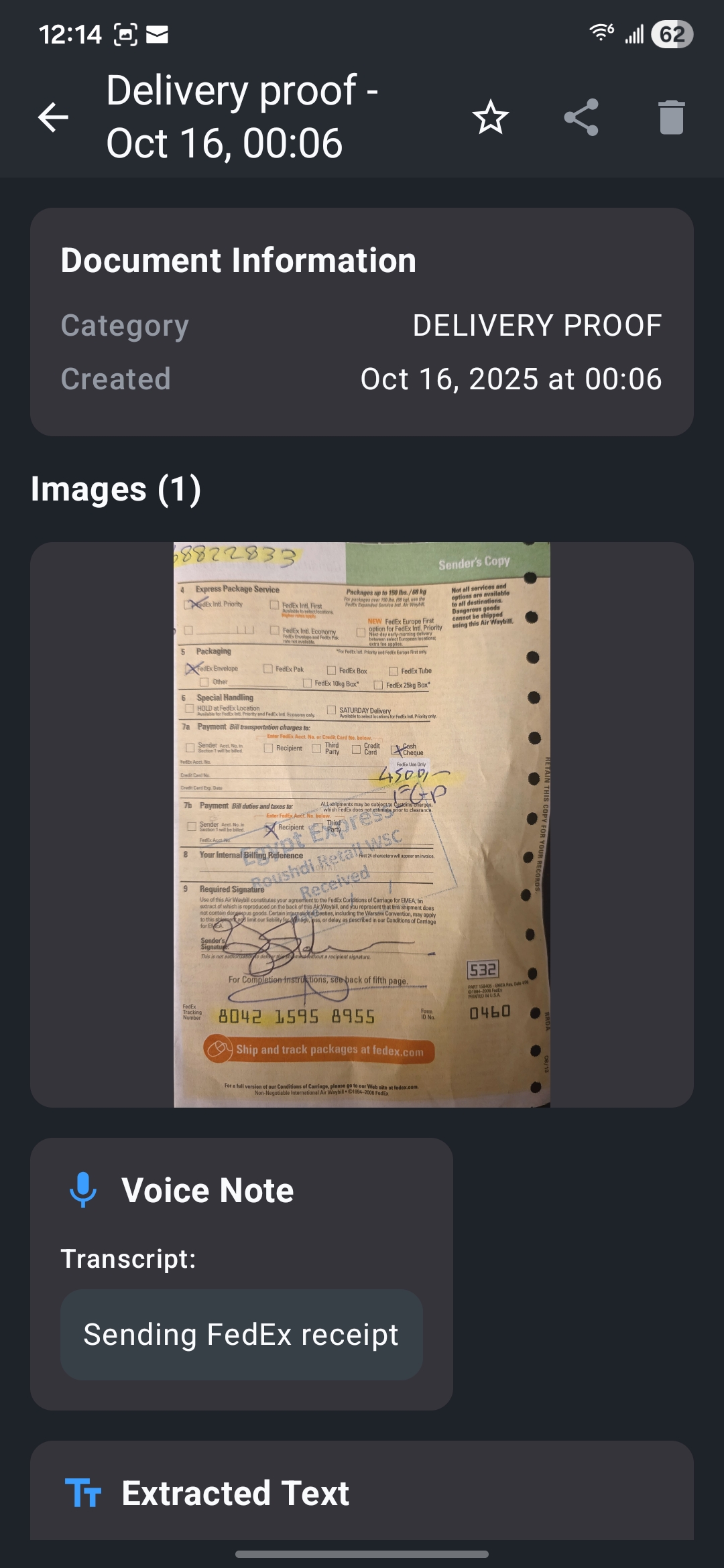 QuickCapture - Delivery Proof